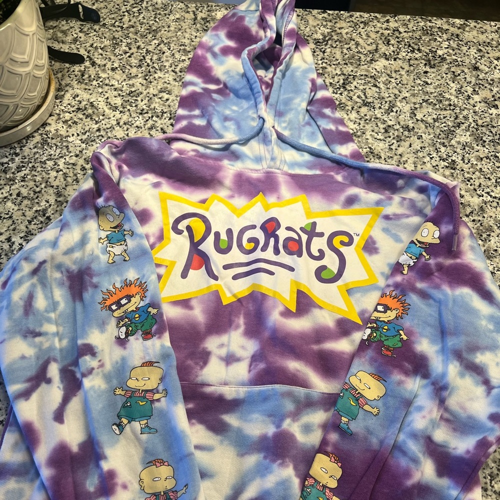 Tie Dye Rugrats sweater small
